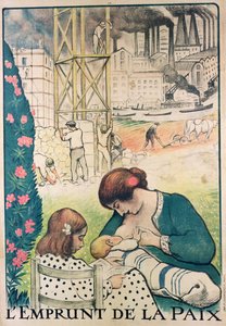 Poster ter promotie van de Vredeslening, 1919-20